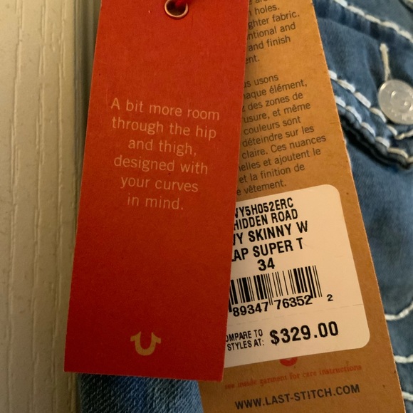 True Religion curvy skinny super T Jeans - Picture 12 of 12
